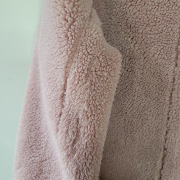 Stand Studio Donna Rosa Teddy Coat Blush Pink XXS 34 00 - Picture 7 of 9